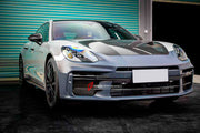 CONVERSION UPGRADE BODY KIT for PORSCHE PANAMERA 971 2016 - 2024 upgrade to 976 2024+

Set includes:

Front Bumper Assembly

Side Skirts

Rear Bumper
Rear Diffuser


Material: Plastic