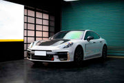 CONVERSION UPGRADE BODY KIT for PORSCHE PANAMERA 971 2016 - 2024 upgrade to 972 2024+

Set includes:

Front Bumper Assembly

Side Skirts

Rear Bumper
Rear Diffuser


Material: Plastic

NOTE: Professional installation is required.

CONTACT US FOR PRICING