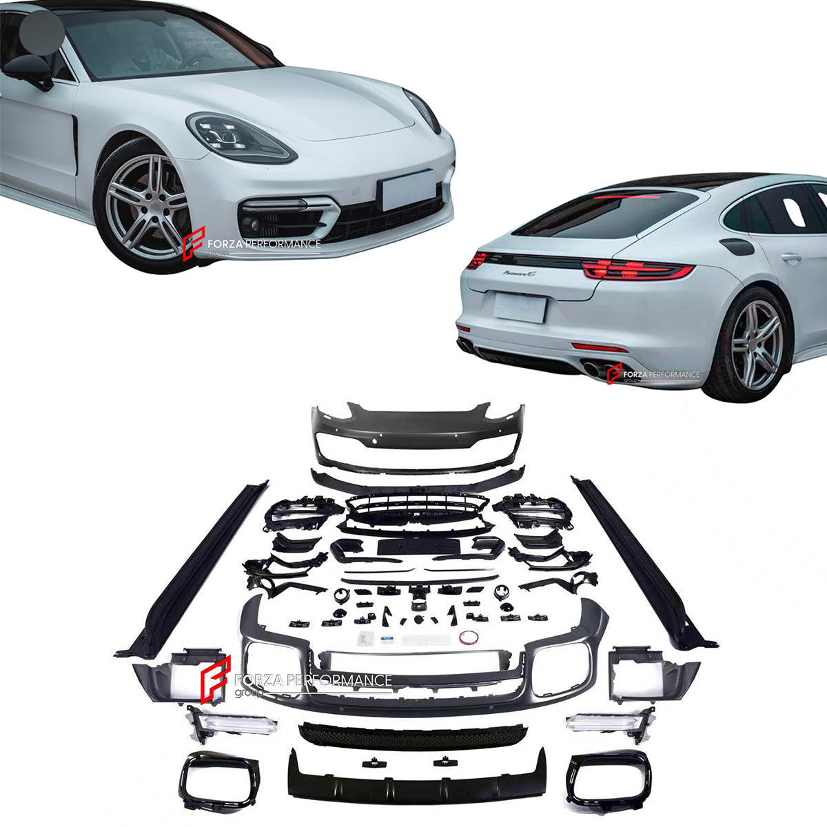 CONVERSION BODY KIT for PORSCHE PANAMERA 971.1 S 4S 4E HYBRID 2017 - 2020 UPGRADE to 971.1 GTS