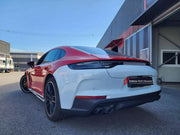 CONVERSION BODY KIT for PORSCHE PANAMERA G2 971 2016 - 2024 UPGRADE to PANAMERA TURBO G3 972 976 2024+ FORZA PERFORMANCE custom fit Turbo Style

Set includes:
Front Lip
Front Bumper Assembly
Side Skirts
Rear Bumper Assembly
Rear Diffuser

Material: Plastic

NOTE: Professional installation is required.