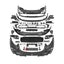 CONVERSION BODY KIT for PORSCHE TAYCAN 9J1.1 2020 - 2024 UPGRADE to TAYCAN TURBO GT 9J1.2 2024+ FORZA PERFORMANCE custom fit Turbo GT Style

Set includes:
Front Lip
Front Bumper Assembly
Rear Bumper Assembly
Rear Diffuser

Material: Plastic

NOTE: Professional installation is required.