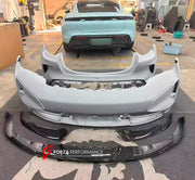 CONVERSION BODY KIT for PORSCHE TAYCAN J1.1 2020 - 2024 UPGRADE to PORSCHE TAYCAN TURBO J1.2 2025+ FACELIFT

Set includes:

Carbon Front Lip
Front Bumper

Rear Bumper


Material: Plastic
