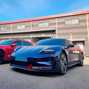 CONVERSION BODY KIT for PORSCHE TAYCAN J1.1 2020-2024 SPORT TURISMO UPGRADE to PORSCHE TAYCAN J1.2 TURBO GT 2025+ FACELIFT

Set includes:

Front Lip
Front Bumper
Side Skirts
Rear Bumper
Rear Diffuser

Material: Plastic

Note: Professional installation is required