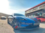 CONVERSION BODY KIT for PORSCHE TAYCAN J1.1 2020-2024 SPORT TURISMO UPGRADE to PORSCHE TAYCAN J1.2 TURBO GT 2025+ FACELIFT

Set includes:

Front Lip
Front Bumper
Side Skirts
Rear Bumper
Rear Diffuser

Material: Plastic

Note: Professional installation is required