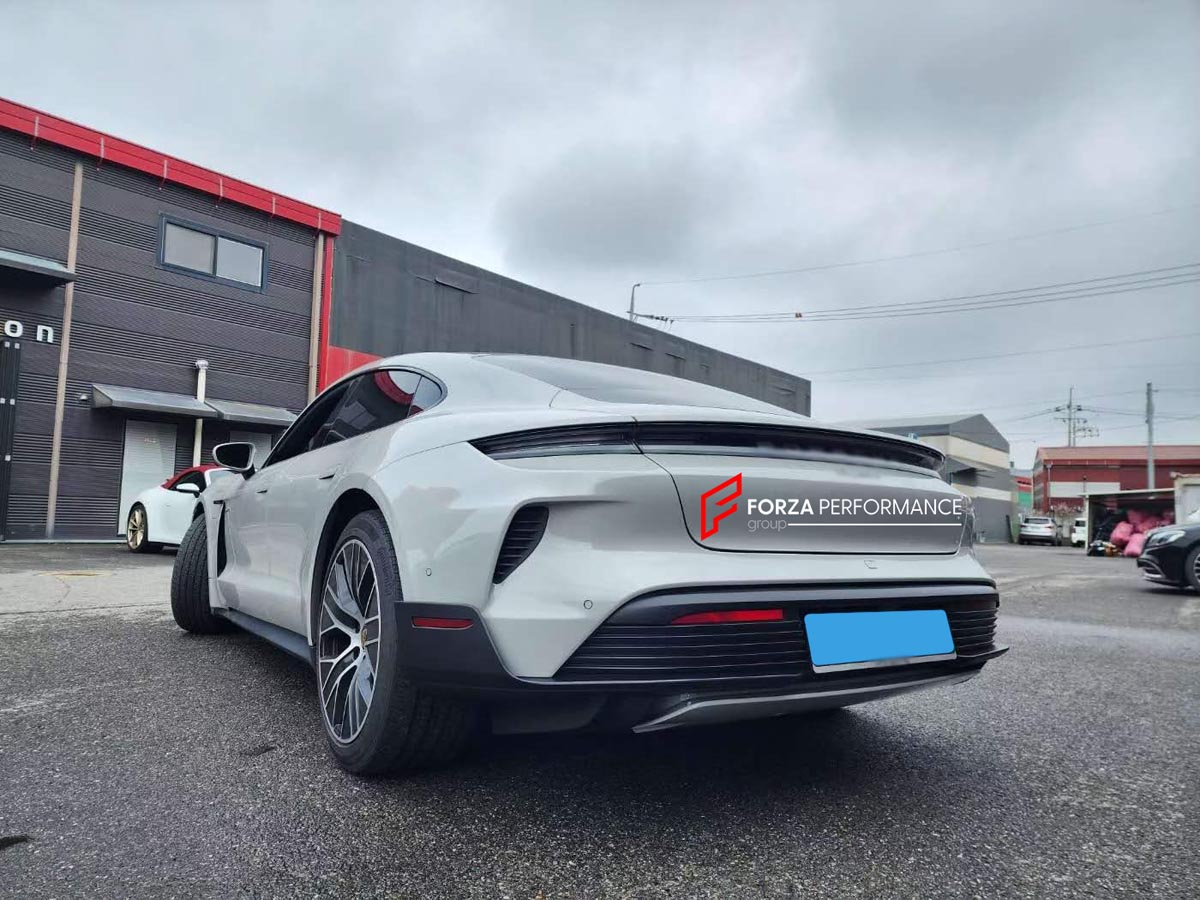 CONVERSION BODY KIT for PORSCHE TAYCAN J1.1 2020 - 2024 UPGRADE to PORSCHE TAYCAN TURBO J1.2 2025+ FACELIFT

Set includes:



Front Lip
Front Bumper
Rear Bumper
Rear Diffuser
Material: Plastic

Note: Professional installation is required