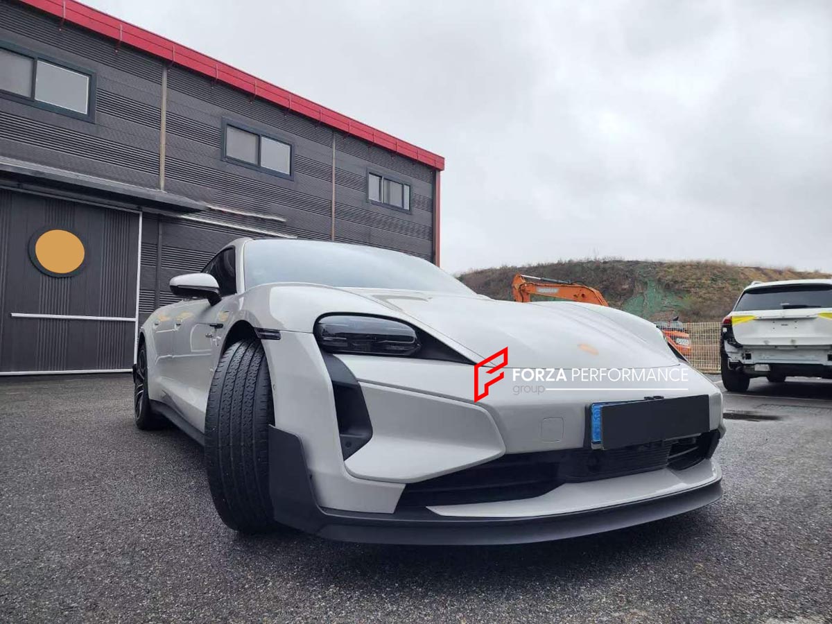 CONVERSION BODY KIT for PORSCHE TAYCAN J1.1 2020 - 2024 UPGRADE to PORSCHE TAYCAN TURBO J1.2 2025+ FACELIFT

Set includes:



Front Lip
Front Bumper
Rear Bumper
Rear Diffuser
Material: Plastic

Note: Professional installation is required