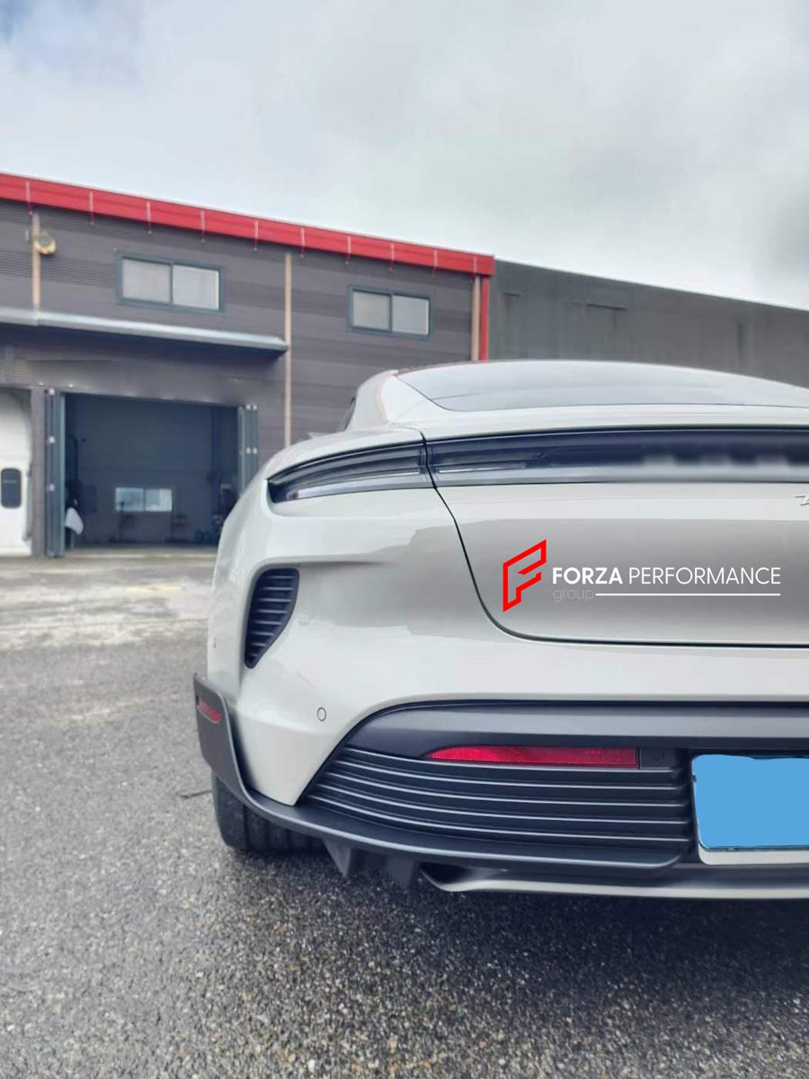 CONVERSION BODY KIT for PORSCHE TAYCAN J1.1 2020 - 2024 UPGRADE to PORSCHE TAYCAN TURBO J1.2 2025+ FACELIFT

Set includes:



Front Lip
Front Bumper
Rear Bumper
Rear Diffuser
Material: Plastic

Note: Professional installation is required