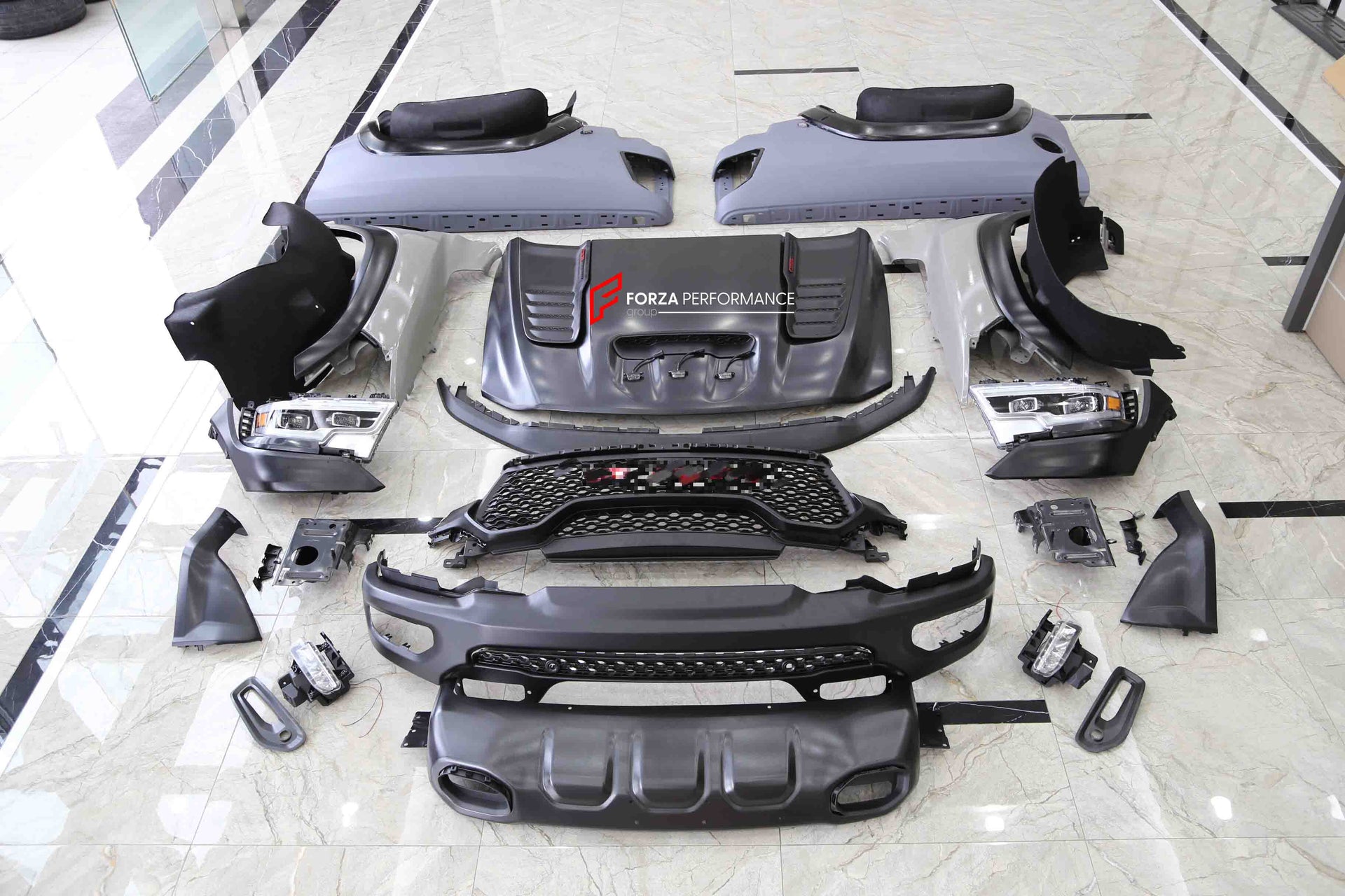 CONVERSION BODY KIT FOR DODGE RAM 1500 2013-2018 UPGRADE TO RAM TRX