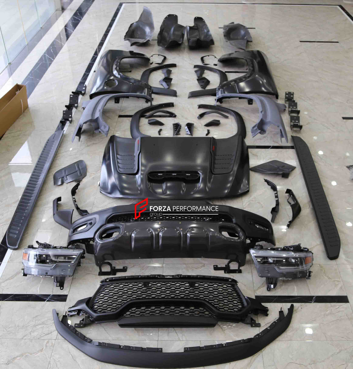 Ram Body Guide CONVERSION UPGRADE BODY KIT FOR DODGE RAM 1500 TO TRX v3 – Forza ...