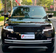 CONVERSION UPGRADE FACELIFT OLD TO NEW BODY KIT for Land Rover Range Rover Vogue L405 2012 - 2017 to Vogue L460 2021+
Set includes:

Front Lip
Front Bumper Assembly
Front Grille
Hood Bonnet
Front Fenders
Side Skirts
Door Panels
Body Side Door Moldings
Rear Fenders
Roof Spoiler
Rear Bumper Assembly
Rear Diffuser
Material: Plastic

NOTE: Professional installation is required.