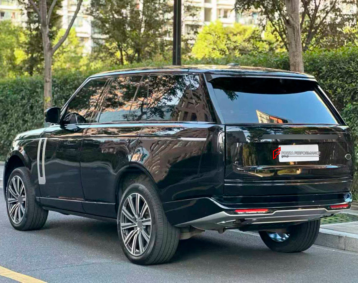 CONVERSION UPGRADE FACELIFT OLD TO NEW BODY KIT for Land Rover Range Rover Vogue L405 2012 - 2017 to Vogue L460 2021+
Set includes:

Front Lip
Front Bumper Assembly
Front Grille
Hood Bonnet
Front Fenders
Side Skirts
Door Panels
Body Side Door Moldings
Rear Fenders
Roof Spoiler
Rear Bumper Assembly
Rear Diffuser
Material: Plastic

NOTE: Professional installation is required.