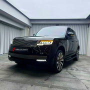 CONVERSION UPGRADE FACELIFT OLD TO NEW BODY KIT for Land Rover Range Rover Vogue L405 2012 - 2017 to Vogue L460 2021+
Set includes:

Front Lip
Front Bumper Assembly
Front Grille
Hood Bonnet
Front Fenders
Side Skirts
Door Panels
Body Side Door Moldings
Rear Fenders
Roof Spoiler
Rear Bumper Assembly
Rear Diffuser
Material: Plastic

NOTE: Professional installation is required.