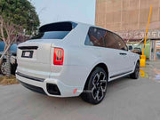 CONVERSION DRY CARBON BODY KIT for ROLLS ROYCE CULLINAN 2018 - 2025 UPGRADE to SERIES II 2025

Set includes:

Front Bumper
Grille Frame
Grille
Original Rolls-Royce Headlights