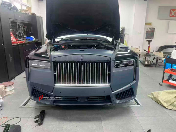CONVERSION DRY CARBON BODY KIT for ROLLS ROYCE CULLINAN 2018 - 2025 UPGRADE to SERIES II FACELIFT 2025

Set includes:

Front Bumper
Grille Frame
Grille
Original Rolls-Royce Headlights
Rear Bumper