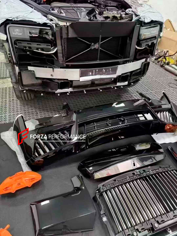 CONVERSION DRY CARBON BODY KIT for ROLLS ROYCE CULLINAN 2018 - 2025 UPGRADE to SERIES II 2025

Set includes:

Front Bumper
Grille Frame
Grille
Original Rolls-Royce Headlights