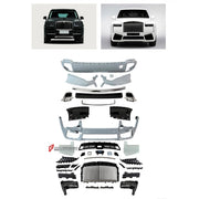 CONVERSION UPGRADE FACELIFT OLD TO NEW BODY KIT for Rolls-Royce Cullinan 2019 - 2024 to Cullinan 2025+
Set includes:

Front Bumper Assembly
Front Grille
Rear Bumper Assembly
Exhaust Tips
Material: Plastic

NOTE: Professional installation is required.