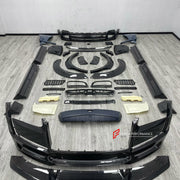 CONVERSION BODY KIT for ROLLS-ROYCE CULLINAN SERIES I 2018 - 2024 UPGRADE to CULLINAN SERIES II 2024+ FORZA PERFORMANCE custom fit 1016 Industries Style

Set includes:
Front Lip
Front Bumper Assembly
Front Grille
Headlights
Fender Flares
Side Skirts
Ducktail Spoiler

Material: Plastic

NOTE: Professional installation is required.