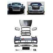 CONVERSION UPGRADE FACELIFT OLD TO NEW BODY KIT for Rolls-Royce Ghost 2010 - 2014 to Ghost 2020+
Set includes:

Front Bumper Assembly
Front Grille
License Plate
Hood Bonnet
Material: Plastic

NOTE: Professional installation is required.