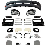 CONVERSION UPGRADE FACELIFT OLD TO NEW BODY KIT for Rolls-Royce Phantom 2006 - 2012 to Phantom 2017+
Set includes:

Front Bumper Assembly
Side Mirror Covers
Material: Plastic

NOTE: Professional installation is required.
