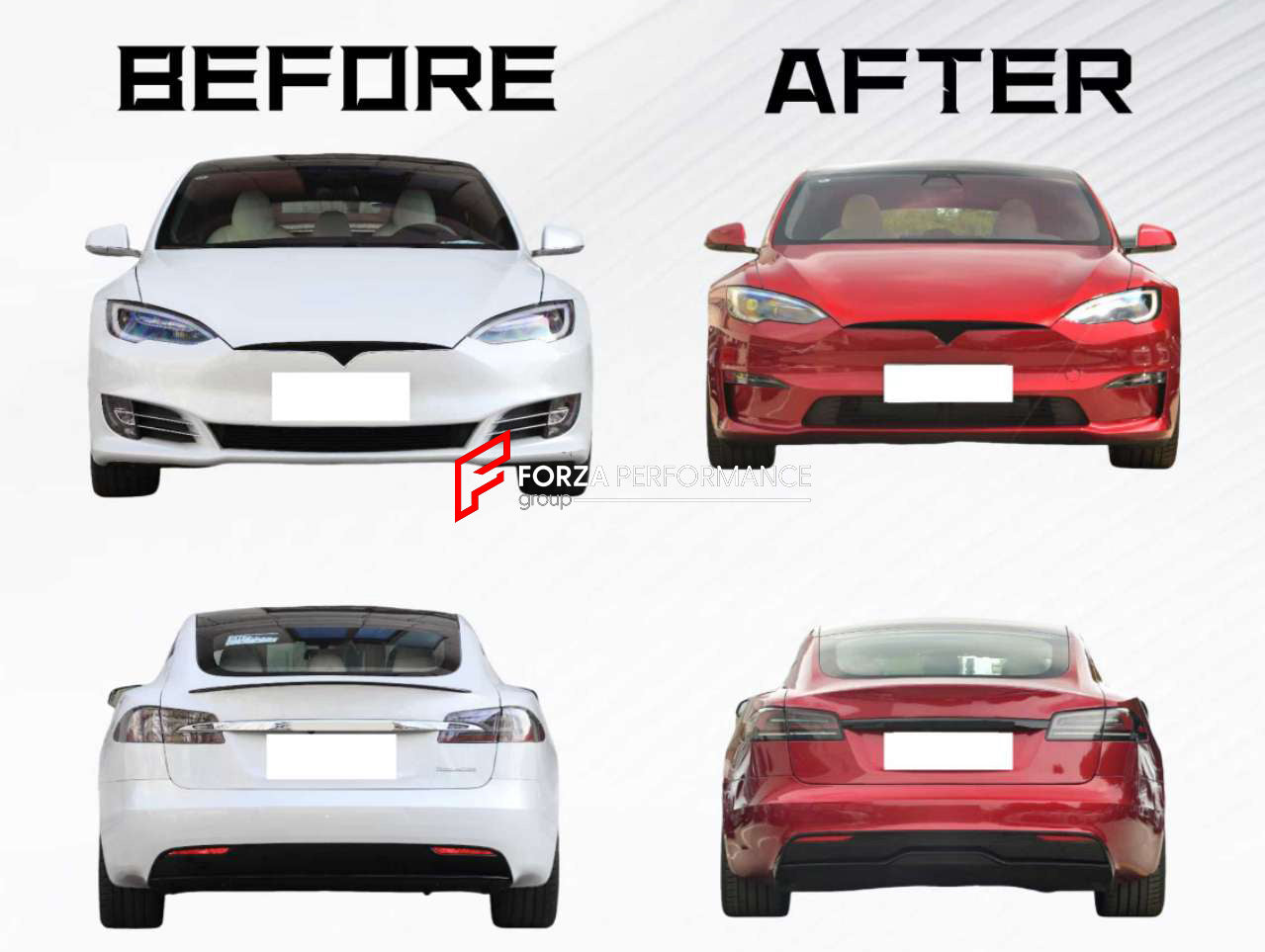 CONVERSION BODY KIT for TESLA MODEL S FACELIFT 2017 - 2021 to 2021+



Set includes:

Front Lip
Front Bumper
Headlights
Rear Bumper
Rear Diffuser

Material: Plastic

Note: Professional installation is required.