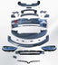 CONVERSION BODY KIT for TESLA MODEL X 2015 - 2021 to MODEL X FACELIFT 2021+

Set includes:

Front Lip

Front Bumper Assembly
Headlights
Rear Diffuser

Material: Plastic