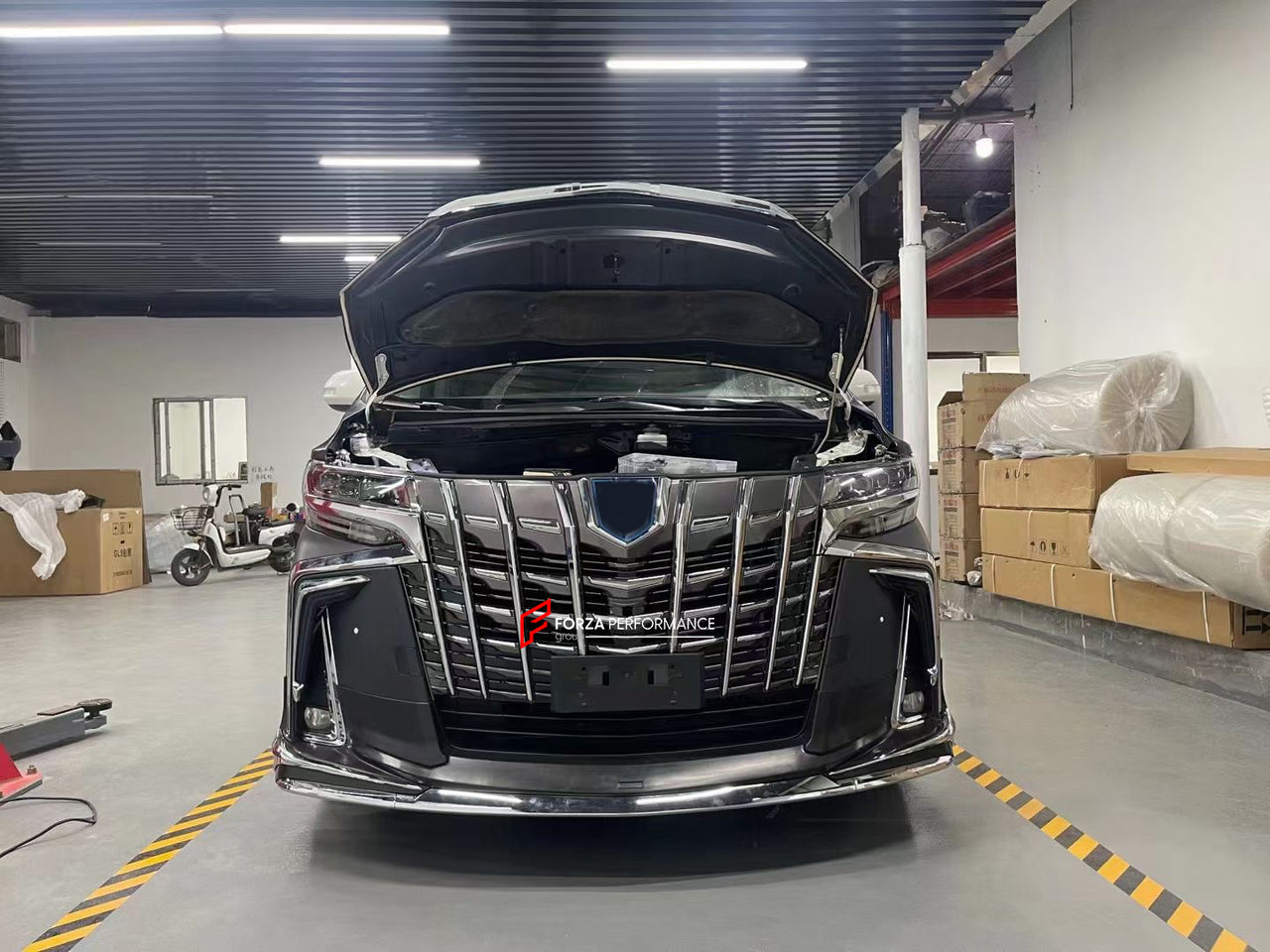 CONVERSION BODY KIT FOR TOYOTA ALPHARD 2008-2015 UPGRADE TO 2018-2024