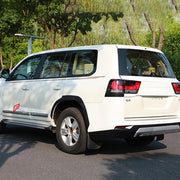 Toyota Land Cruiser 200 body kit convert to LC 300 GR Style model

Set includes:

Front bumper
Front headlights
Front grille
Hood
Side fenders flares
Rear lights
Rear bumper
Rear trunk lid
Material: FRP fiberglass

Note: Professional installation is required.