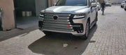 CONVERSION BODY KIT FOR TOYOTA LAND CRUISER 300 LC 300 TO LEXUS LX600

Set includes:

Front bumper
Front headlights
Front grille
Rear bumper

Material: Plastic