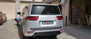CONVERSION BODY KIT FOR TOYOTA LAND CRUISER 300 LC 300 TO LEXUS LX600

Set includes:

Front bumper
Front headlights
Front grille
Rear bumper

Material: Plastic