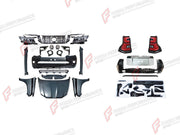 CONVERSION UPGRADE FACELIFT OLD TO NEW BODY KIT for Toyota Land Cruiser Prado 150 2009 - 2016 to Land Cruiser Prado 150 Facelift 2017 - 2024
Set includes:

Front Bumper Assembly
Front Grille
Headlights
Hood Bonnet
Front Fenders
Side Skirts
Tail Lights
Rear Bumper Assembly
Material: Plastic

NOTE: Professional installation is required.