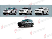 CONVERSION UPGRADE FACELIFT OLD TO NEW BODY KIT for Toyota Land Cruiser Prado 150 2009 - 2018 to Lexus GX400 J150 Facelift 2020 - 2023
Set includes:

Front Lip
Front Bumper Assembly
Front Grille
Headlights
Hood Bonnet
Front Fenders
Side Skirts
Tail Lights
Rear Bumper Assembly
Material: Plastic

NOTE: Professional installation is required.