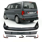 CONVERSION UPGRADE FACELIFT OLD TO NEW BODY KIT for Volkswagen Multivan T5.1 Facelift 2010 - 2015 to Transporter T5.1 Facelift 2010 - 2015
Set includes:

Front Lip
Front Bumper
Side Skirts
Rear Diffuser
Rear Bumper
Material: Plastic

NOTE: Professional installation is required.