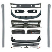 CONVERSION UPGRADE FACELIFT OLD TO NEW BODY KIT for Volkswagen Multivan T5.1 Facelift 2010 - 2015 to Transporter T5.1 Facelift 2010 - 2015
Set includes:

Front Lip
Front Bumper
Side Skirts
Rear Diffuser
Rear Bumper
Material: Plastic

NOTE: Professional installation is required.