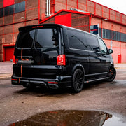 CONVERSION UPGRADE FACELIFT OLD TO NEW BODY KIT for Volkswagen Multivan T6.1 Facelift 2019 - 2024 to Transporter T6.1 Facelift 2019 - 2024
Set includes:

Front Lower Bumper
Side Skirts
Rear Diffuser
Exhaust Tips
Material: Plastic

NOTE: Professional installation is required.