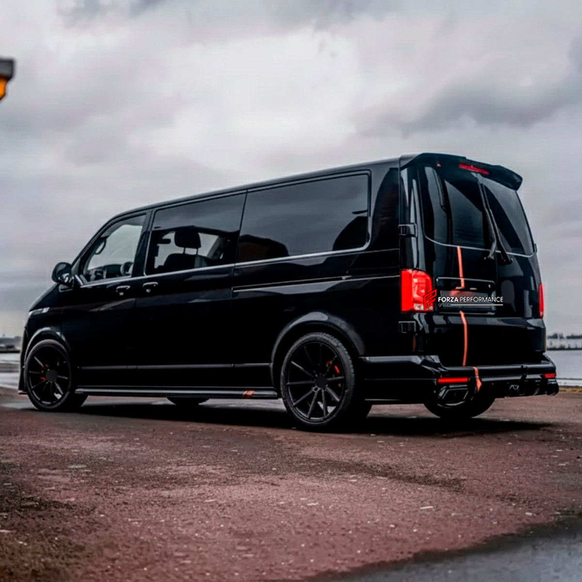 CONVERSION UPGRADE FACELIFT OLD TO NEW BODY KIT for Volkswagen Multivan T6.1 Facelift 2019 - 2024 to Transporter T6.1 Facelift 2019 - 2024
Set includes:

Front Lower Bumper
Side Skirts
Rear Diffuser
Exhaust Tips
Material: Plastic

NOTE: Professional installation is required.