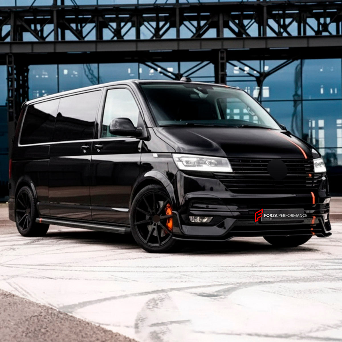 CONVERSION UPGRADE FACELIFT OLD TO NEW BODY KIT for Volkswagen Multivan T6.1 Facelift 2019 - 2024 to Transporter T6.1 Facelift 2019 - 2024
Set includes:

Front Lower Bumper
Side Skirts
Rear Diffuser
Exhaust Tips
Material: Plastic

NOTE: Professional installation is required.