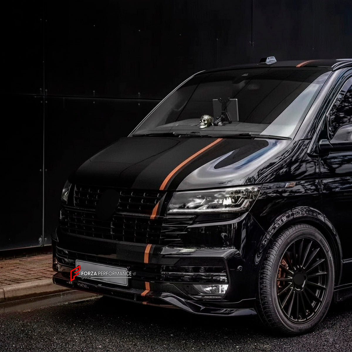 CONVERSION UPGRADE FACELIFT OLD TO NEW BODY KIT for Volkswagen Multivan T6.1 Facelift 2019 - 2024 to Transporter T6.1 Facelift 2019 - 2024
Set includes:

Front Lower Bumper
Side Skirts
Rear Diffuser
Exhaust Tips
Material: Plastic

NOTE: Professional installation is required.