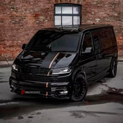 CONVERSION UPGRADE FACELIFT OLD TO NEW BODY KIT for Volkswagen Multivan T6.1 Facelift 2019 - 2024 to Transporter T6.1 Facelift 2019 - 2024
Set includes:

Front Lower Bumper
Side Skirts
Rear Diffuser
Exhaust Tips
Material: Plastic

NOTE: Professional installation is required.