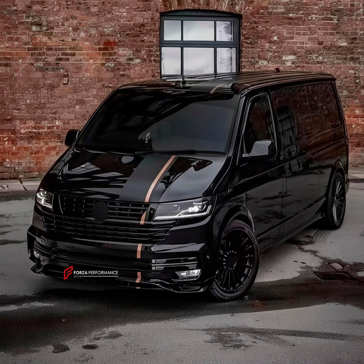 CONVERSION UPGRADE FACELIFT OLD TO NEW BODY KIT for Volkswagen Multivan T6.1 Facelift 2019 - 2024 to Transporter T6.1 Facelift 2019 - 2024
Set includes:

Front Lower Bumper
Side Skirts
Rear Diffuser
Exhaust Tips
Material: Plastic

NOTE: Professional installation is required.