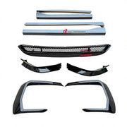 CONVERSION UPGRADE FACELIFT OLD TO NEW BODY KIT for Volkswagen Multivan T6.1 Facelift 2019 - 2024 to Transporter T6.1 Facelift 2019 - 2024
Set includes:

Front Lower Bumper
Side Skirts
Rear Diffuser
Exhaust Tips
Material: Plastic

NOTE: Professional installation is required.