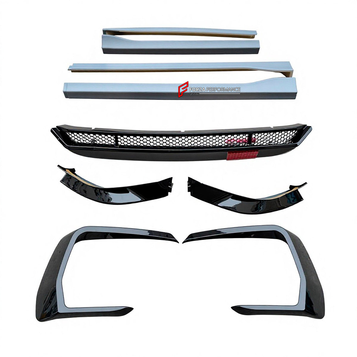 CONVERSION UPGRADE FACELIFT OLD TO NEW BODY KIT for Volkswagen Multivan T6.1 Facelift 2019 - 2024 to Transporter T6.1 Facelift 2019 - 2024
Set includes:

Front Lower Bumper
Side Skirts
Rear Diffuser
Exhaust Tips
Material: Plastic

NOTE: Professional installation is required.