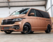 CONVERSION UPGRADE FACELIFT OLD TO NEW BODY KIT for Volkswagen Multivan T6.1 Facelift 2019 - 2024 to Transporter T6.1 Facelift 2019 - 2024
Set includes:

Front Lower Bumper
Side Skirts
Rear Diffuser
Exhaust Tips
Material: Plastic

NOTE: Professional installation is required.