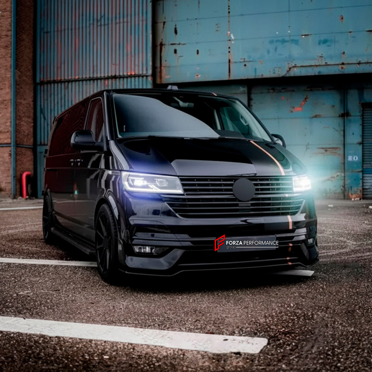 CONVERSION UPGRADE FACELIFT OLD TO NEW BODY KIT for Volkswagen Multivan T6.1 Facelift 2019 - 2024 to Transporter T6.1 Facelift 2019 - 2024
Set includes:

Front Lower Bumper
Side Skirts
Rear Diffuser
Exhaust Tips
Material: Plastic

NOTE: Professional installation is required.