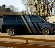 CONVERSION UPGRADE FACELIFT OLD TO NEW BODY KIT for Volkswagen Transporter T5.1 Facelift 2010 - 2015 to Transporter T6.1 Facelift 2019 - 2024
Set includes:

Front Bumper Assembly
Front Grille
Hood Bonnet
Front Fenders
Rear Bumper Assembly
Rear Diffuser
Material: Plastic

NOTE: Professional installation is required.