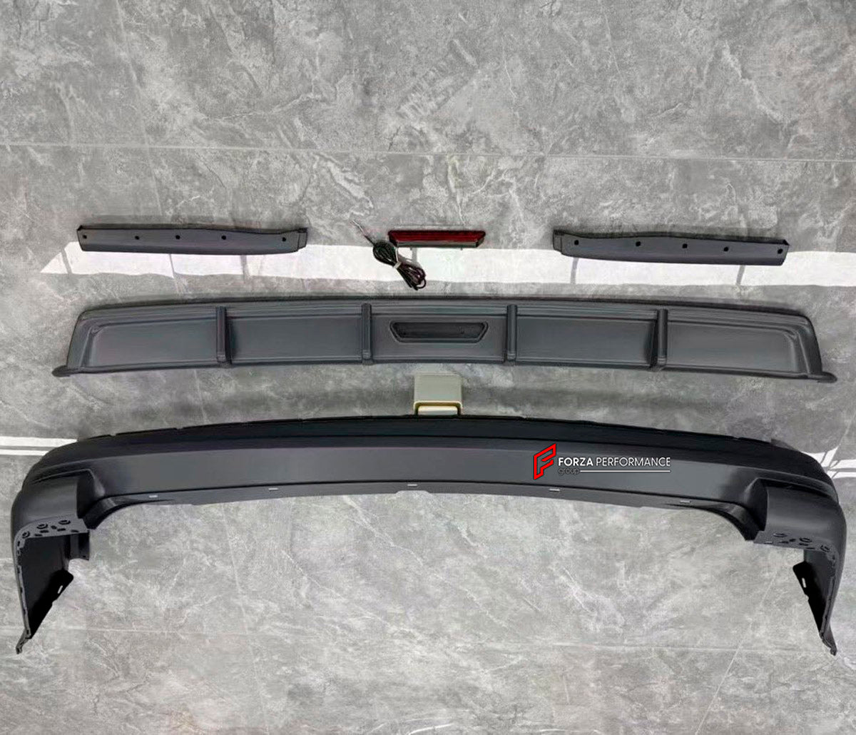 CONVERSION UPGRADE FACELIFT OLD TO NEW BODY KIT for Volkswagen Transporter T5.1 Facelift 2010 - 2015 to Transporter T6.1 Facelift 2019 - 2024
Set includes:

Front Bumper Assembly
Front Grille
Hood Bonnet
Front Fenders
Rear Bumper Assembly
Rear Diffuser
Material: Plastic

NOTE: Professional installation is required.