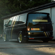 CONVERSION UPGRADE FACELIFT OLD TO NEW BODY KIT for Volkswagen Transporter T5.1 Facelift 2010 - 2015 to Transporter T6.1 Facelift 2019 - 2024
Set includes:

Front Bumper Assembly
Front Grille
Hood Bonnet
Front Fenders
Rear Bumper Assembly
Rear Diffuser
Material: Plastic

NOTE: Professional installation is required.