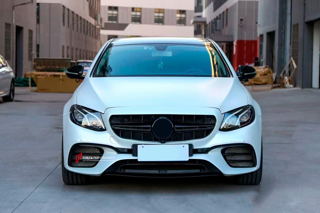 CONVERSION BODY KIT for W213 2017 - 2020 to AMG E63

Set includes:

Front Bumper Assembly
Front Grille

Side Skirts
Rear Bumper
Rear Diffuser

Material: Plastic

NOTE: Professional installation is required

CONTACT US FOR PRICING