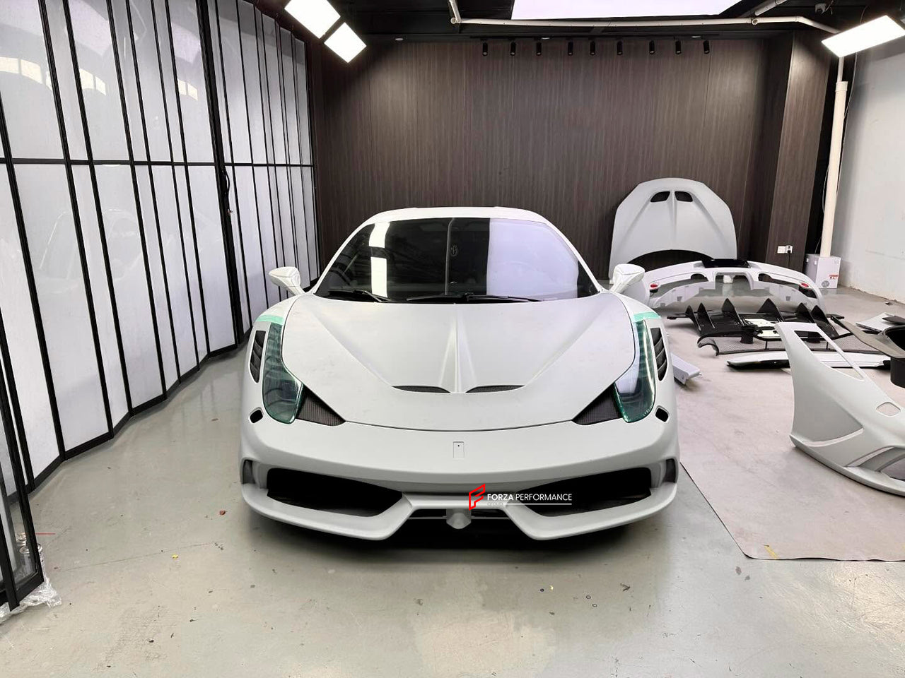 CONVERSION UPGRADE CARBON BODY KIT for FERRARI 458 ITALIA 2009 - 2015 UPGRADE to SPECIALE
