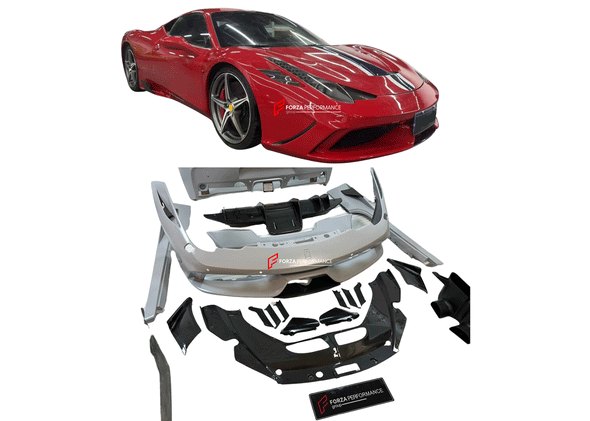 CONVERSION CARBON BODY KIT for FERRARI 458 2010 - 2016 UPGRADE to SPECIALE 2013 - 2016