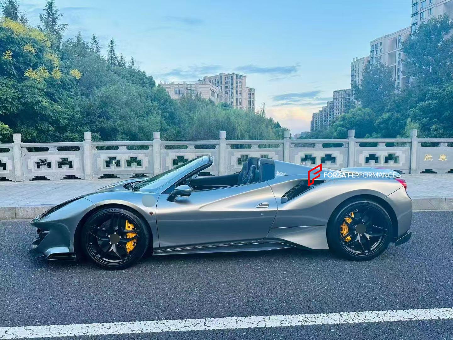 CONVERSION CARBON BODY KIT FOR FERRARI 488 2015 - 2020 upgrade to PISTA